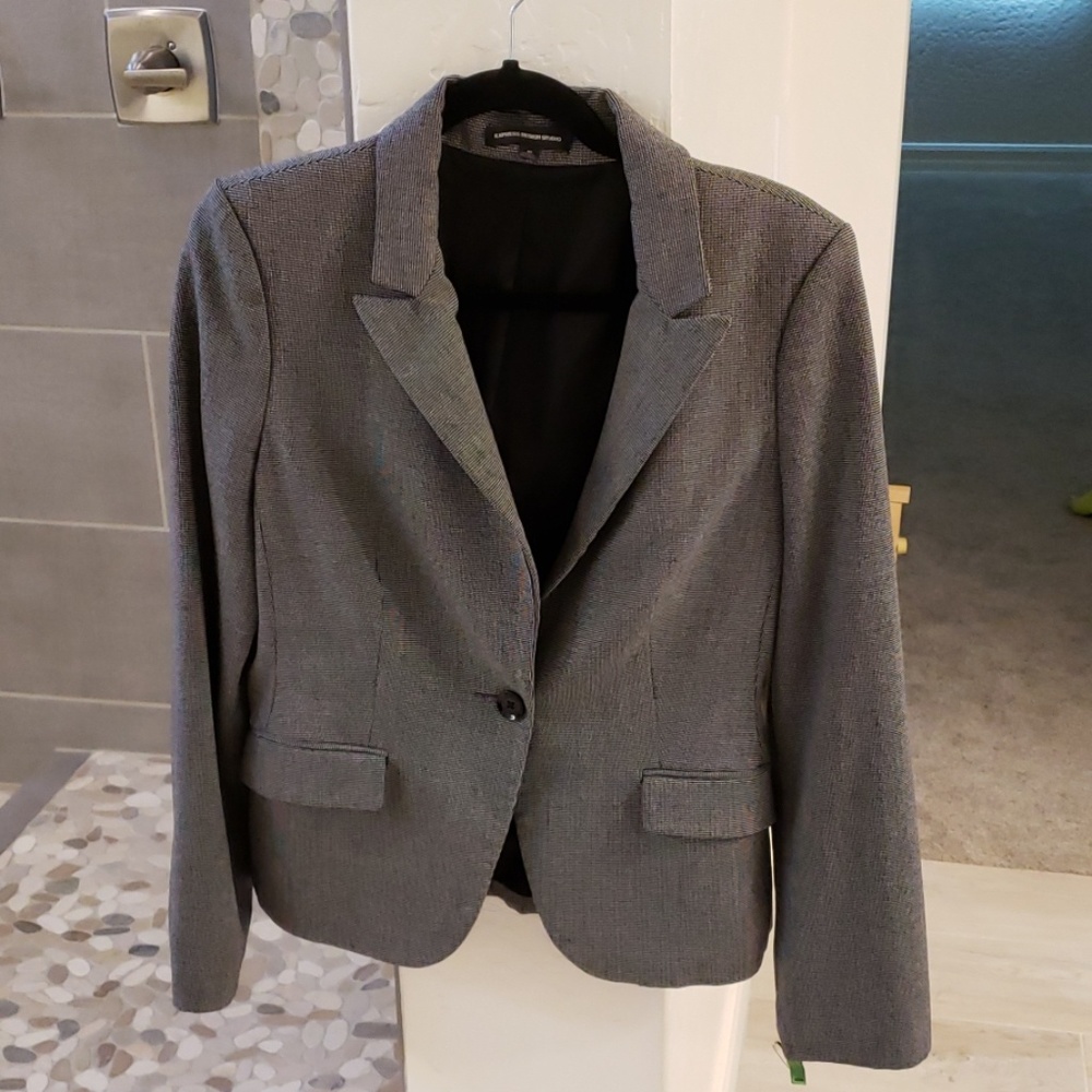 Heathered black Express Blazer